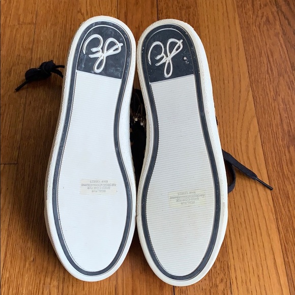 NWT Sam Edelman Britt Leopard High Top Sneaker 6.5M - Picture 5 of 6